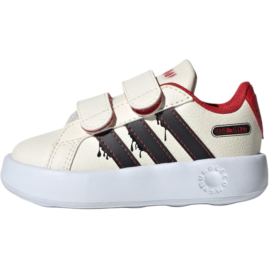 Adidas Home Alone x Adidas GRAND COURT Low top Toddler Shoes Cream White Infant And Toddler