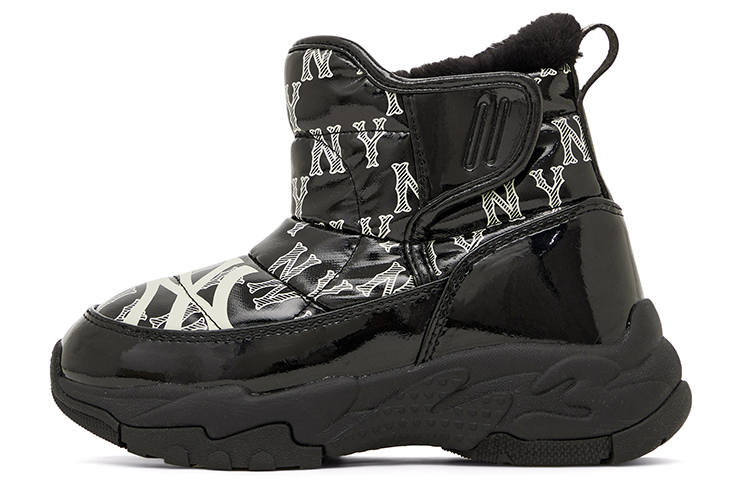 MLB Comfortable And Trendy Slip Resistant Low Shaft Kids' Snow Boots Black Kids'