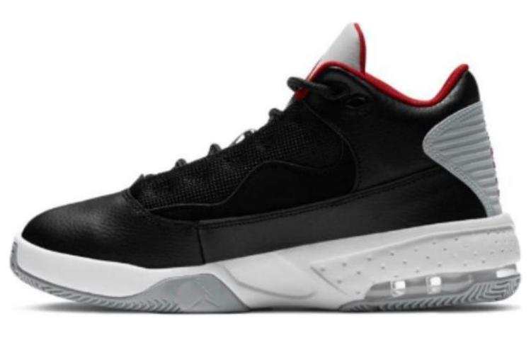 Jordan Jordan Max Aura 2 Mid top Children's Basketball Shoes Black White Gray Kids'