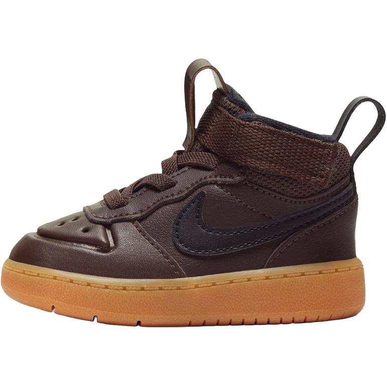 Nike Nike Court Borough Abrasion Resistant Breathable Mid top Toddler Shoes Brown Infant And Toddler