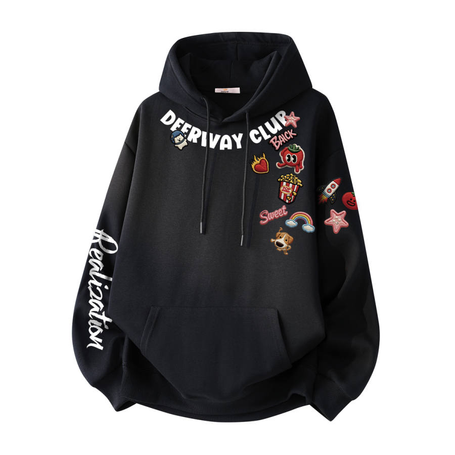 DEERWAY DEERWAY Sweatshirts Unisex Hooded Moderate Regular