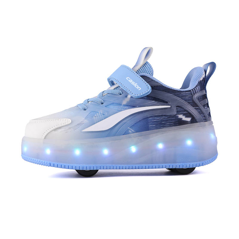 KAXILONG Abrasion Resistant Breathable Balance Low top Casual Shoes Blue Kids'