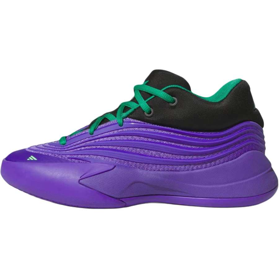 Adidas Adidas Dame 10 Breathable Support Breathable Support Low top Children's Basketball Shoes Purple Black Unisex