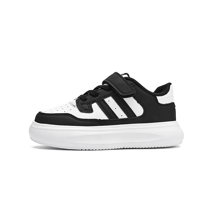 KINDDOG Synthetic Leather Comfortable And Trendy Abrasion Resistant Low top Kids' Skateboarding Shoes Kids'