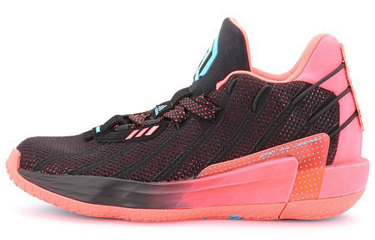 Adidas Adidas Breathable Low top Performance Basketball Shoes Red Blue Mismatched Teenagers