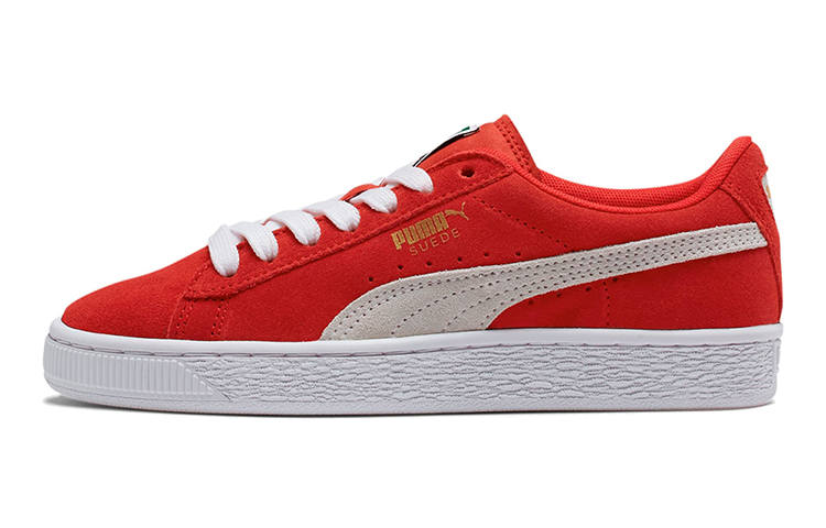 PUMA JR Sports Low top Kids' Skateboarding Shoes Red Gray White Teenagers