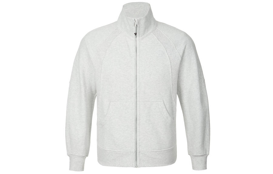 Lululemon Scuba Series Funnel Neck Full Zip Jackets & Coats Women's Mixed Color Light Gray