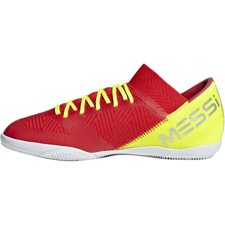 Adidas Adidas Slip Resistant Abrasion Resistant Low top Kids' Soccer Shoes Red Kids'