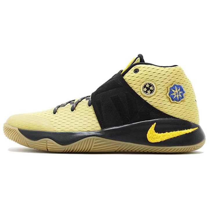 Nike Nike Kyrie 2 Mid top Basketball Shoes Yellow Black Unisex