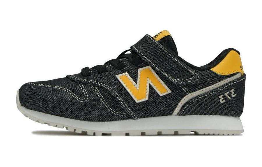 New Balance New Balance NB 373 Cushioning, Wear Resistant Low top Kids Lifestyle Shoes Black White Kids'