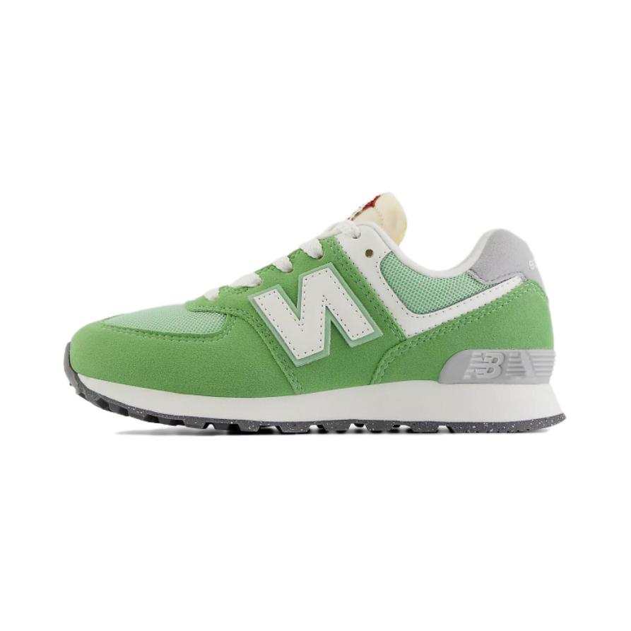 New Balance New Balance NB 574 Kids Lifestyle Shoes Green White Gray Children Aged 3 7 Years Old