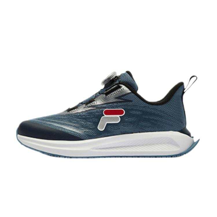 FILA KIDS Slip Resistant Cushioning Abrasion Resistant Breathable Low top Kids' Running Shoes Crown Blue Kids'