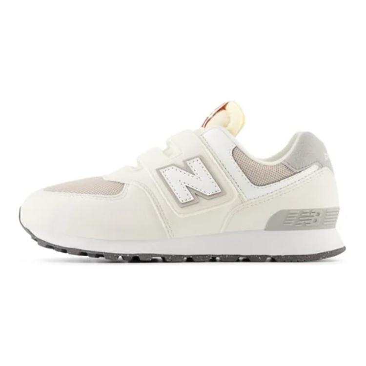 New Balance New Balance NB 574 Kids Lifestyle Shoes White Gray Teenagers