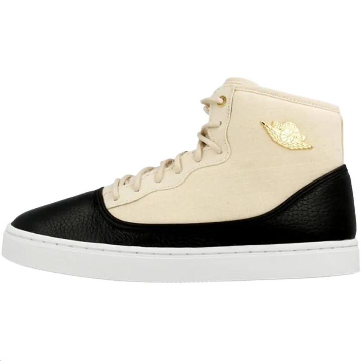 Jordan Jordan Jasmine High top Skateboard Shoes Beige Black Unisex