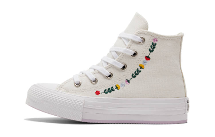 Converse Chuck Taylor All Star EVA Lift Platform High PS 'Floral Embroidery'