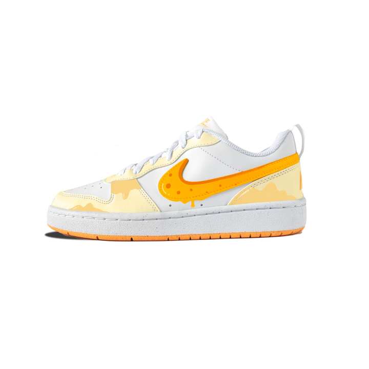 Nike Nike Court Borough Cheeses Cheese Synthetic Leather, Leather Slip Resistant Abrasion Resistant