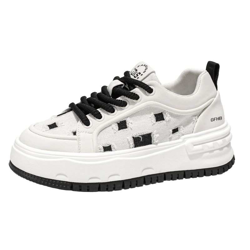 GONGFUHUOBAN Synthetic Leather Abrasion Resistant Breathable Abrasion Resistant Breathable Low top