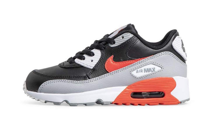 Nike Nike Air Max 90 LTR Dark Grey Bright Crimson GS