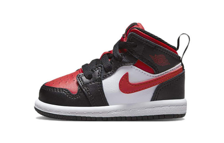 Jordan Jordan 1 Mid Black Fire Red TD
