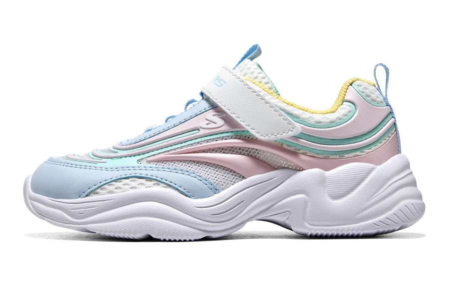 Skechers Girls Abrasion Resistant Breathable Abrasion Resistant Breathable Low top Kids Lifestyle Shoes White
