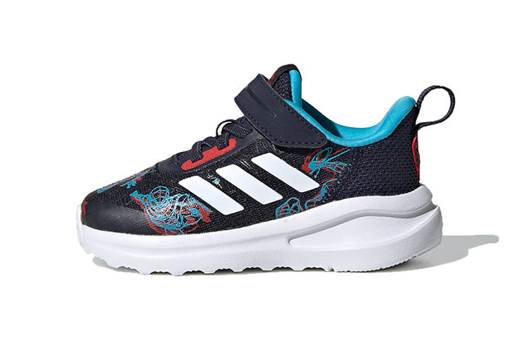 Adidas MARVEL x Adidas Fortarun Abrasion Resistant Breathable Low top Toddler Shoes Blue Infant And Toddler