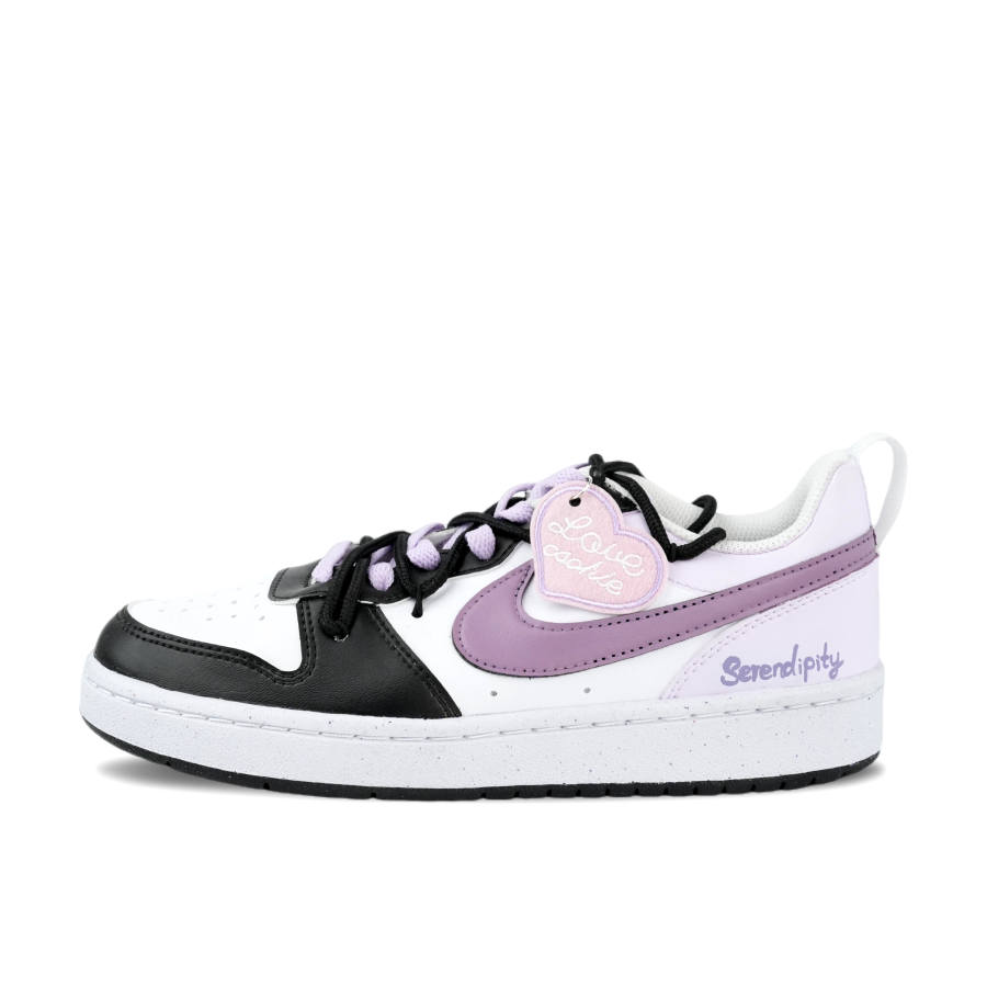 Nike Nike Court Borough Maris Sal Heart Synthetic Leather Abrasion Resistant Abrasion Resistant Low top