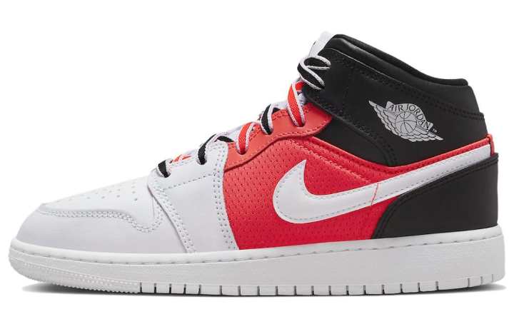 Jordan Jordan 1 Mid SE 'White Black Infrared' GS