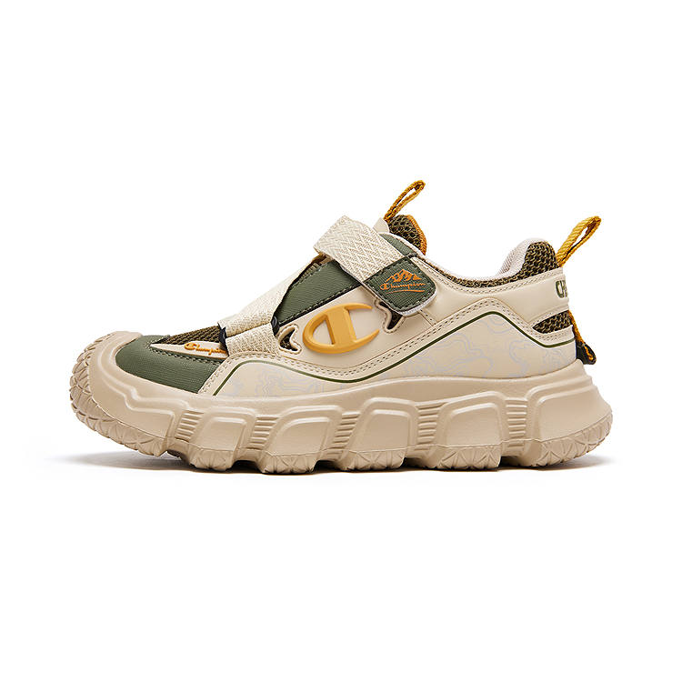 Champion Kids Synthetic Leather, Textile Comfortable And Trendy Kids' Outdoor Shoes Green Kids'