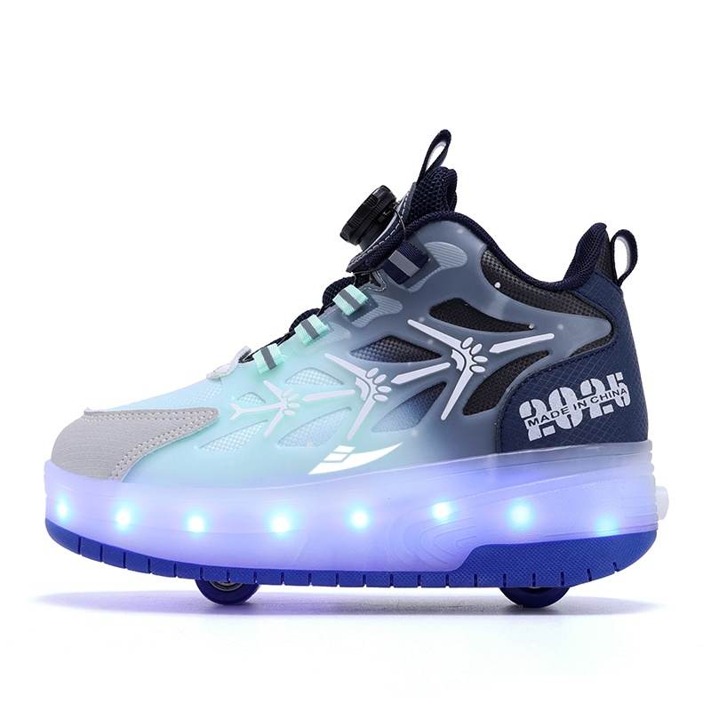 KUDING Slip Resistant Abrasion Resistant Mid top Kids Lifestyle Shoes Kids'