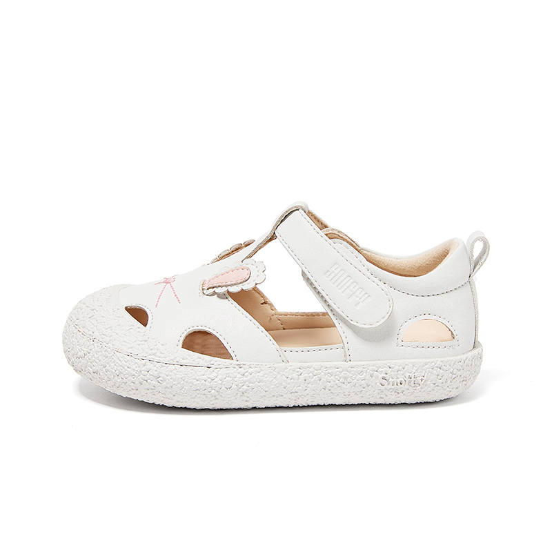 Snoffy Cute Rabbit Collection Low top Children's Sandals White Children Aged 3 7 Years Old