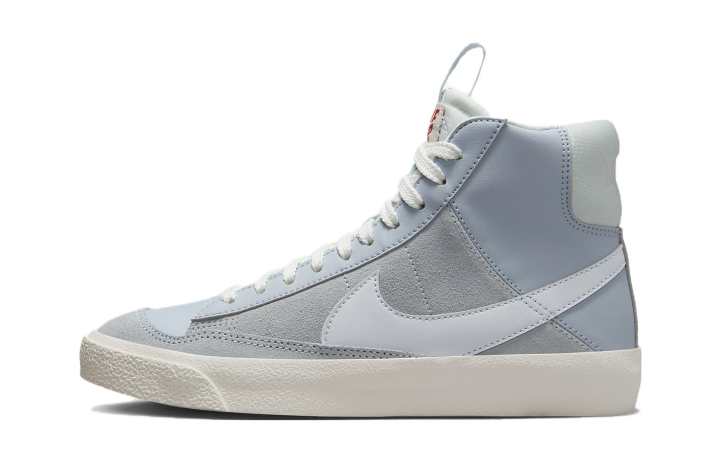 Nike Nike Blazer '77 Dance Anti Kick Slip Resistant Cushioning Mid top Skateboard Shoes Blue Unisex