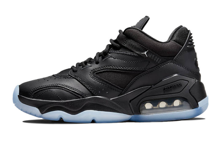 Jordan Jordan Point Lane Slip Resistant Cushioning Abrasion Resistant Breathable Mid top Basketball Shoes Black Blue Unisex