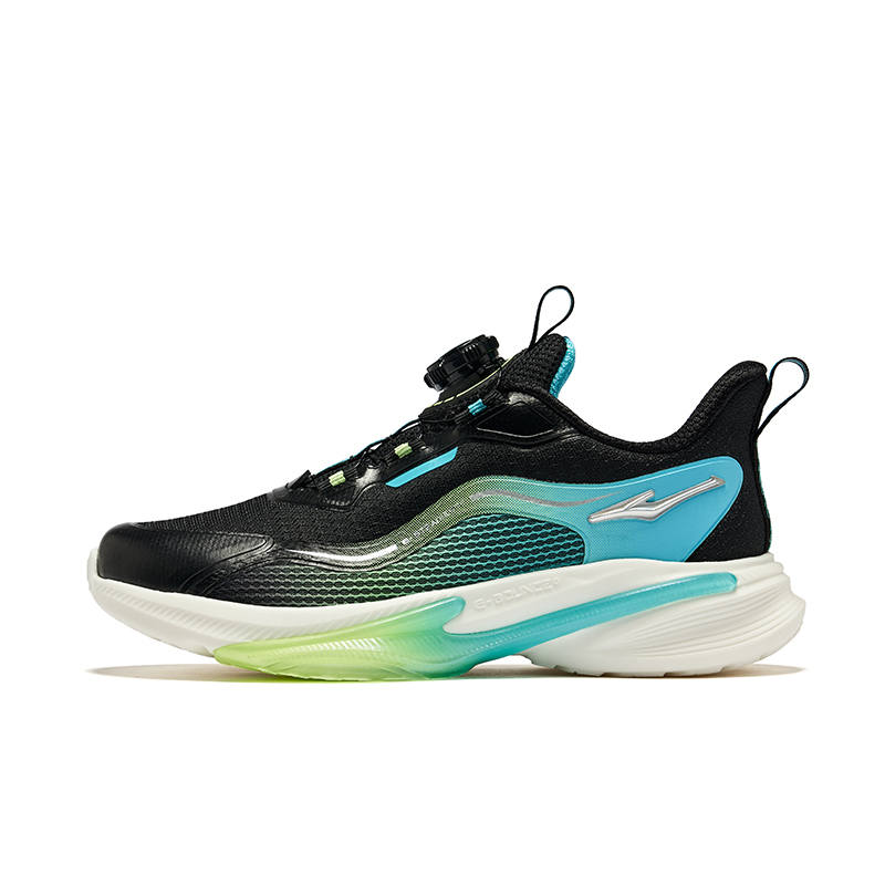 ERKE KIDS Chasing Shadow 2 Synthetic Leather Slip Resistant Cushioning Abrasion Resistant Breathable Low top
