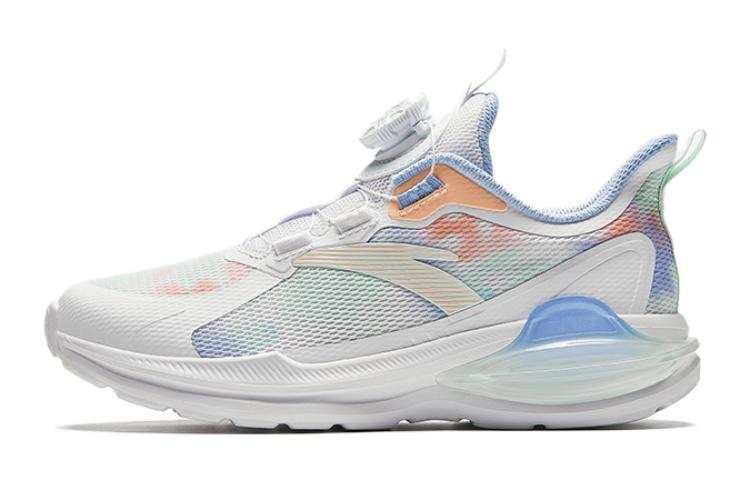 Antakids Slip Resistant, Abrasion Resistant, Breathable Low top Running Shoes White Blue Unisex