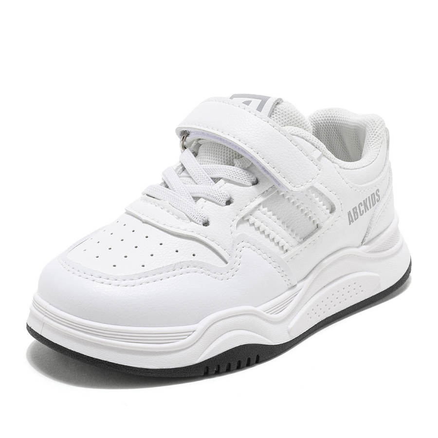 ABC KIDS Slip Resistant Lightweight Cushioning Kids' Skateboarding Shoes White Kids'