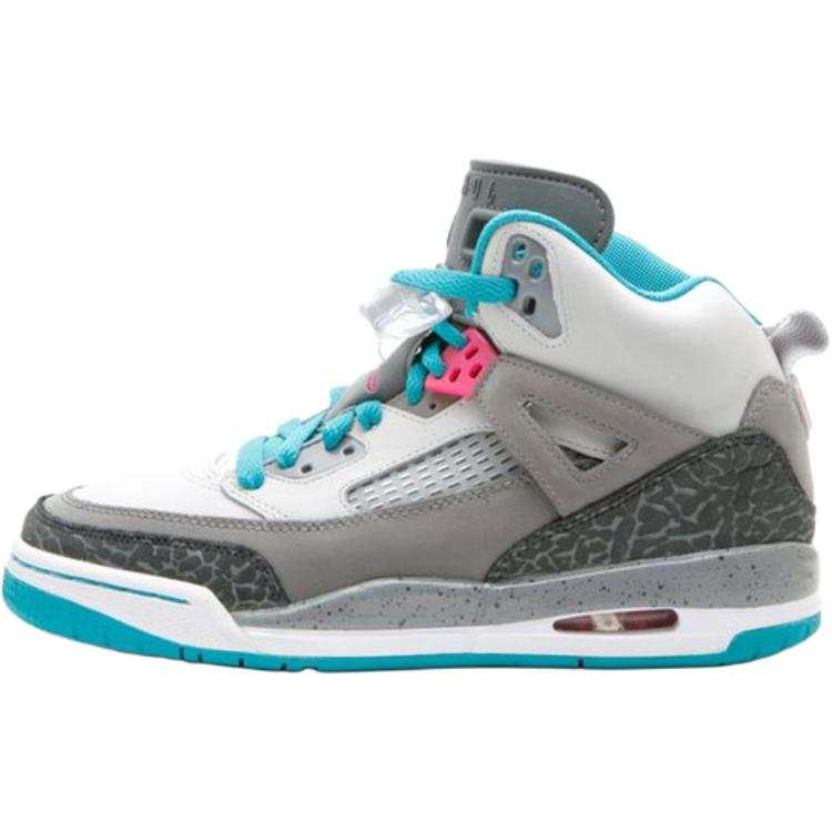 Jordan Jordan Spizike Abrasion Resistant Mid top Kids Lifestyle Shoes White Teenagers