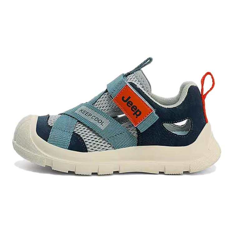Jeep River Trekking Shoes Mesh Breathable And Lightweight Children's Sandals Blue Gray Kids'
