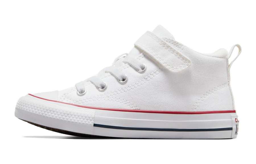 Converse All Star Abrasion Resistant Mid top Kids Canvas Shoes White