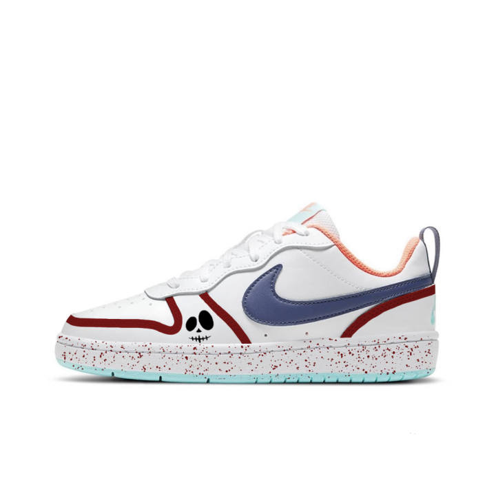 Nike Nike Court Borough 2 Ghost Leather Slip Resistant Abrasion Resistant Slip Resistant Abrasion Resistant Low top