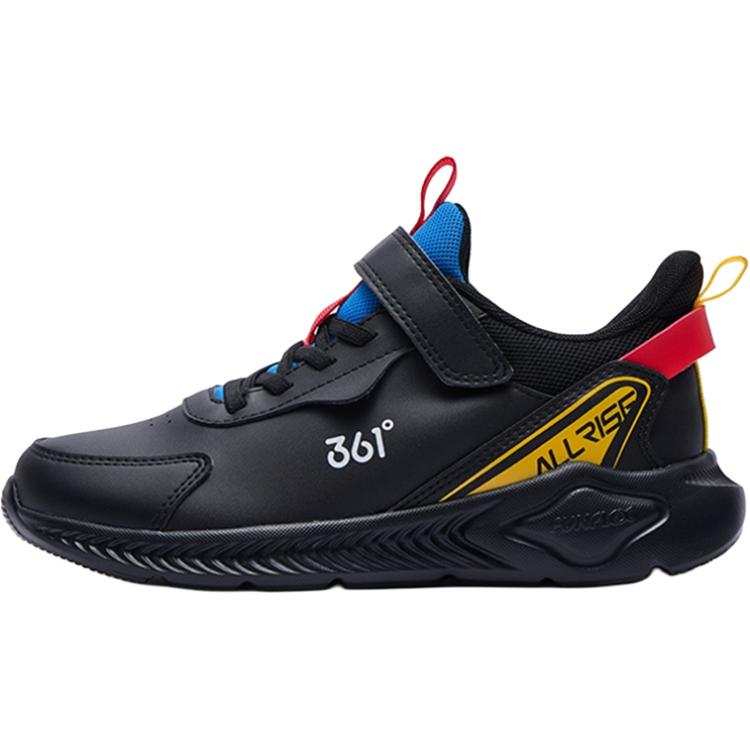 361°KIDS Slip Resistant Abrasion Resistant Slip Resistant Abrasion Resistant Low top Kids' Running Shoes Black Kids'