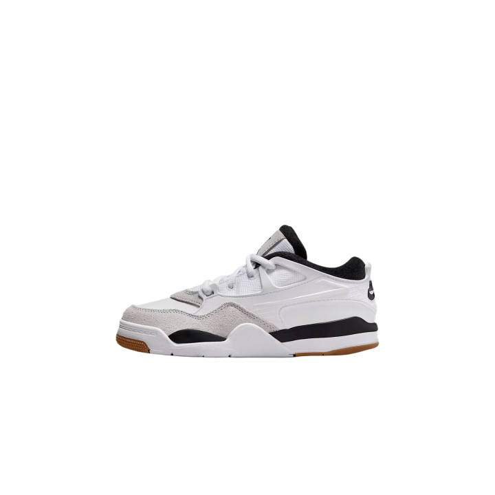 Jordan Jordan AJ4 Leather Children's Basketball Shoes White Kids'