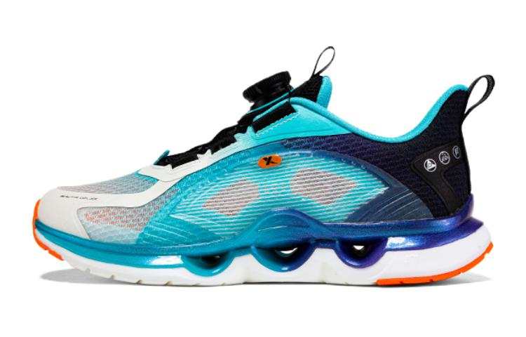 XTEP Cushioning Rotating 11.0 Star Rotating Low top Running Shoes White Blue Black Unisex