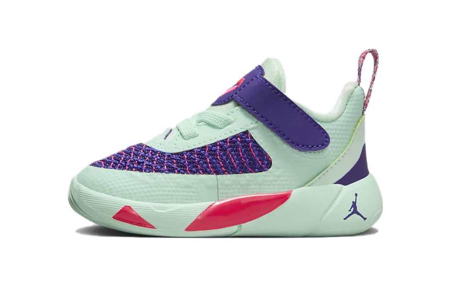 Jordan Jordan Luka 1 Doncic 1 TD Slip Resistant Anti Kick Low top Baby & Toddler Shoes Green Purple Infant And Toddler