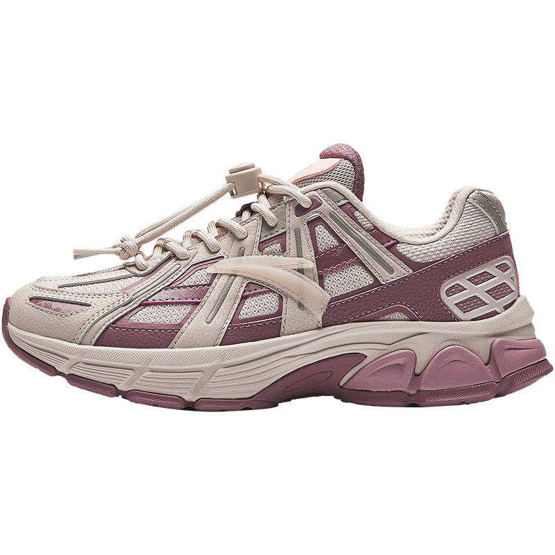 Antakids Millennium Synthetic Leather Low top Casual Shoes Gray Rose Pink Teenagers