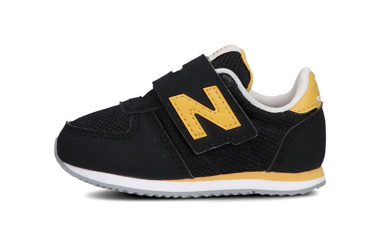 New Balance New Balance NB 220 Comfortable Cushioning, Wear Resistant Low top Toddler Shoes Black Yellow Infant And Toddler