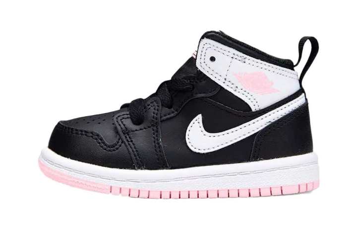 Jordan Jordan 1 Mid White Black Light Arctic Pink TD