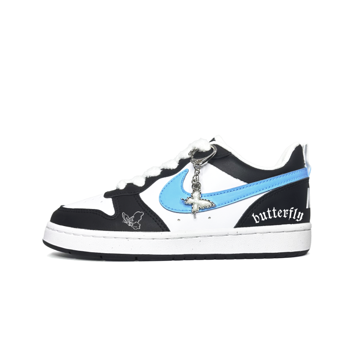 Nike Nike Court Borough Butterfly Dancing Synthetic Leather Slip Resistant Abrasion Resistant Low top
