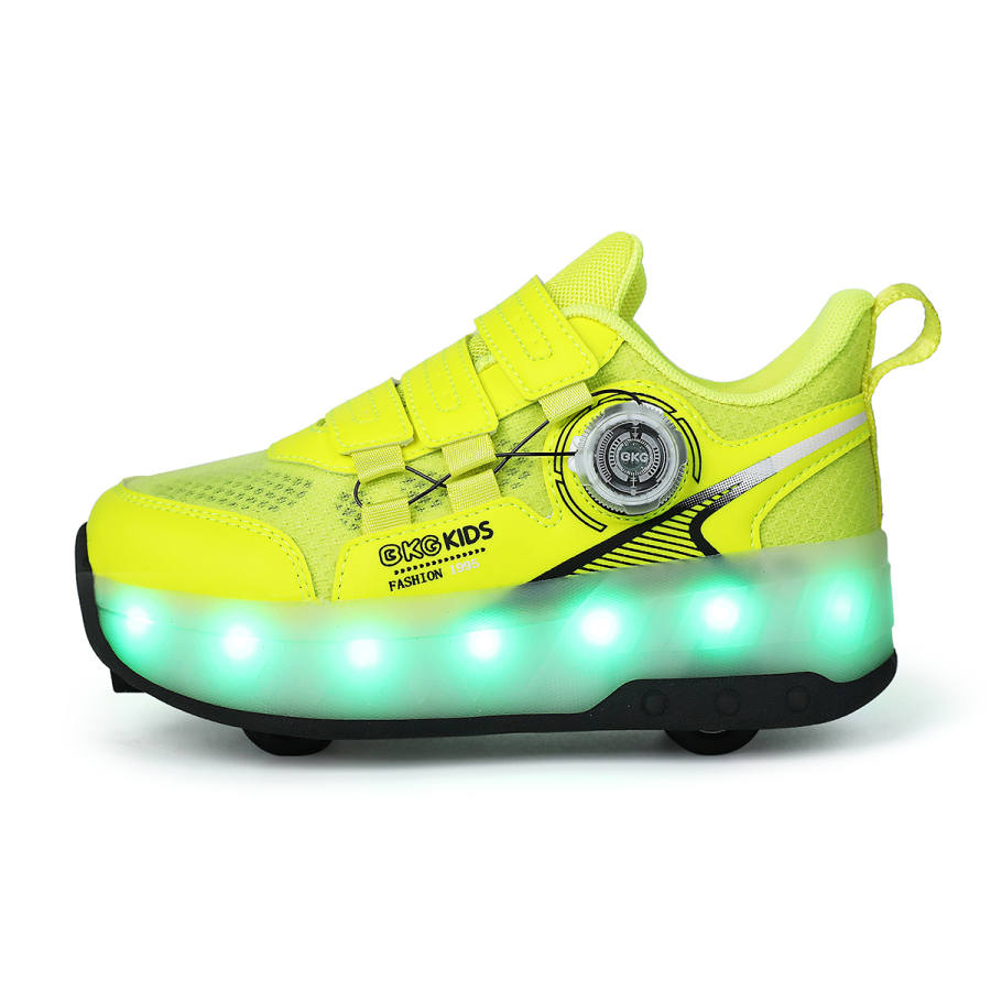 BKG Synthetic Leather, Textile Slip Resistant Anti Kick Abrasion Resistant Breathable Kids' Outdoor Shoes Kids'