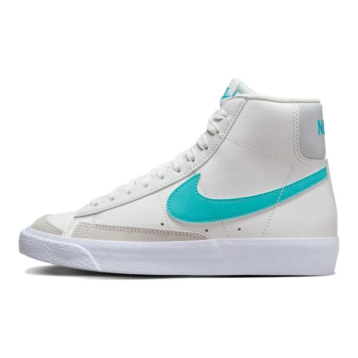 Nike Nike Blazer Mid 77 High top Skateboard Shoes White Green Unisex