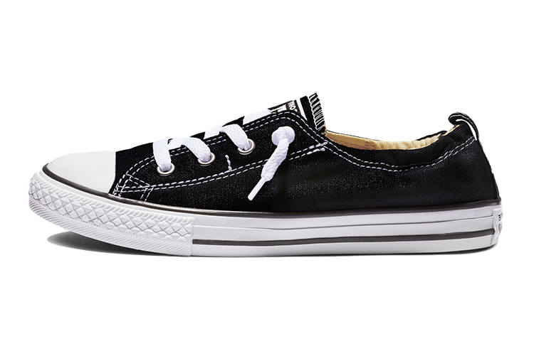 Converse Chuck Taylor All Star Shoreline Slip Low top Kids Canvas Shoes Black White Teenagers